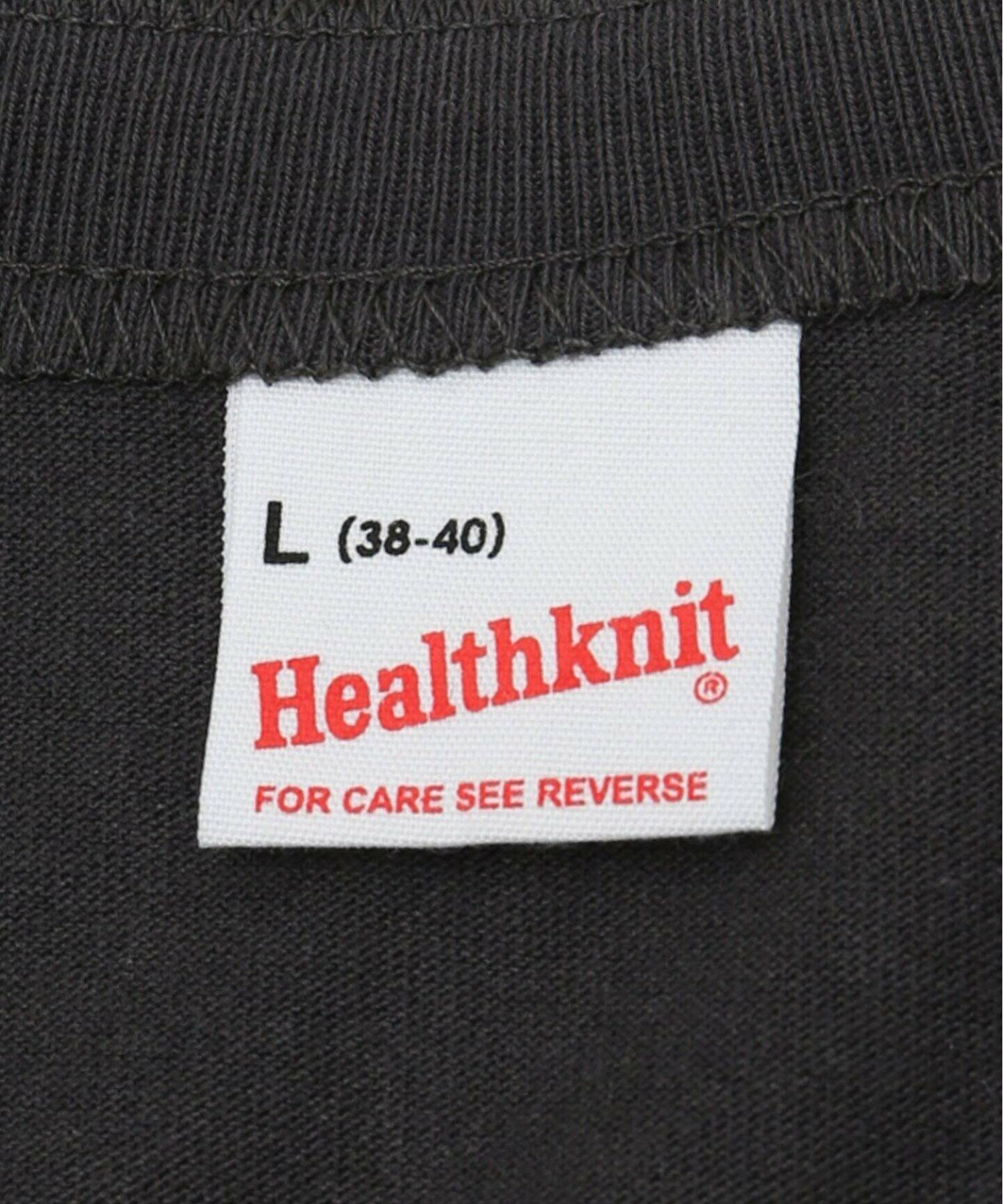HEALTHKNIT (ヘルスニット) ヘンリーネックTシャツ
